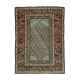 Antique One-of-a-Kind 3'7" X 4'9" Hand Knotted Area Rug