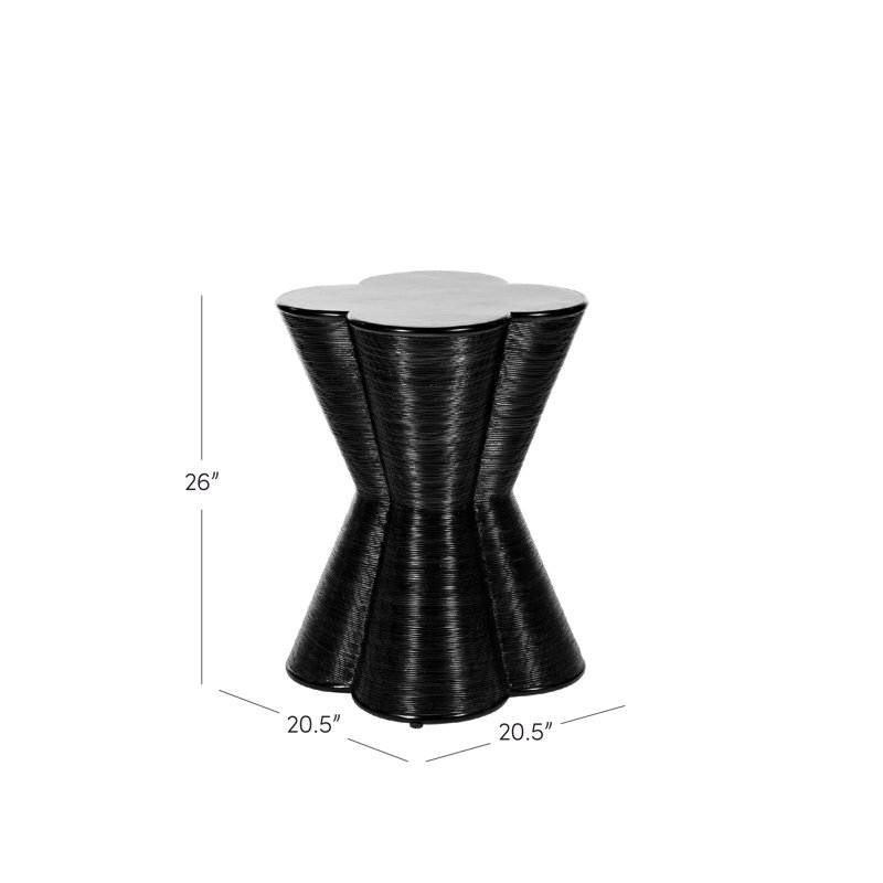 Block End Table, Black