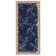 Machine Woven Blue/Gold/Beige Rug