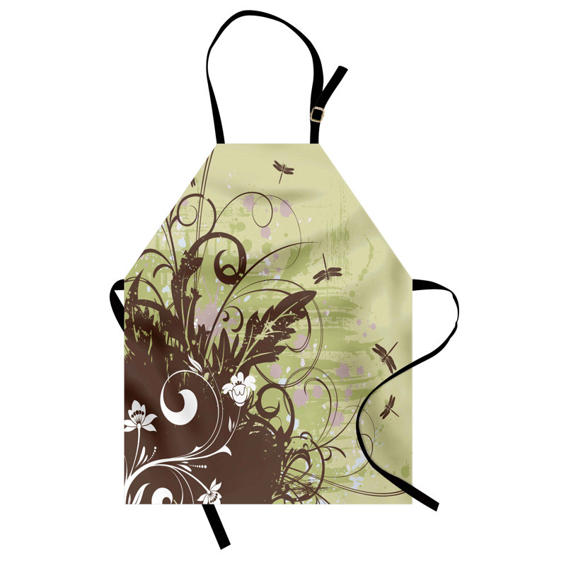 No Pattern Bib Apron