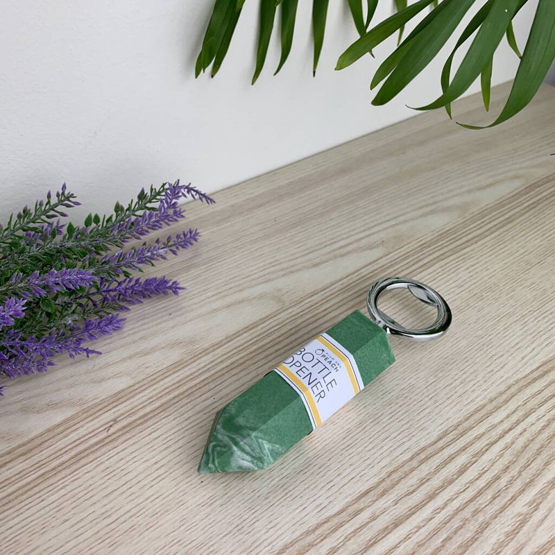 Jesmonite Bottle Opener, Green