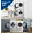 GE® ENERGY STAR® 7.8 cu. ft. Capacity Smart Front Load Electric Dryer-120594046-120594048