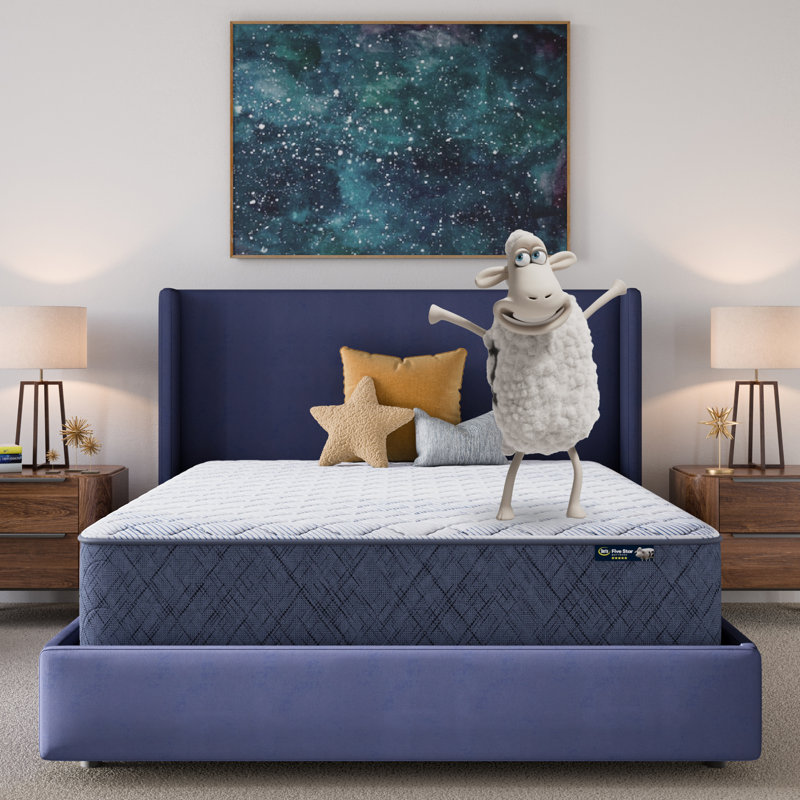 Serta Five Star Mattress Sleep to Go Firm Mattress in a Box, Full, 12"