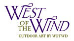 Logo West of the Wind Outdoor Canvas Art