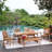 Cabo Summerton Rectangular 6 - Person, 6-Piece Teak Outdoor Dining Set