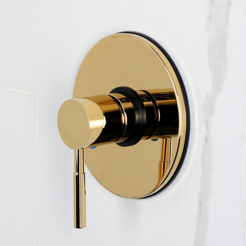 Kingston Brass Concord Single-Handle Pressure Balanced Tub Faucet, Polished Brass