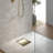Oceanic, 2-in-1 Flat & Tile-in Cover, 6”x6” Square Shower Drain, Base and Grate Made of Marine-Grade Stainless Steel 316, Satin Finish, Kit Includes: Hair Strainer, Key-114906943