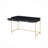 Desk, High Gloss & Gold Finish Writing Desk-1100661450