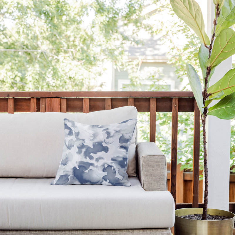  Polyester Indoor/Outdoor Throw Pillow, 16" x 16"