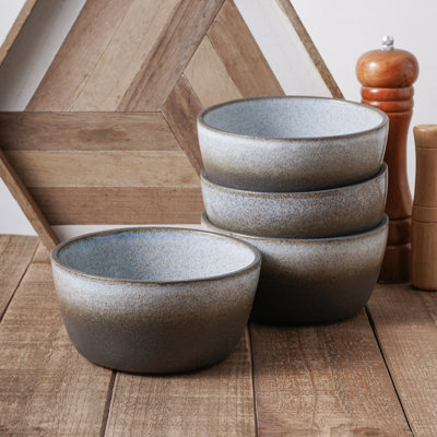 Stone Lain Vince 4-Piece Bowl Set Stoneware