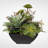 15'' Faux Succulent in Metal Planter