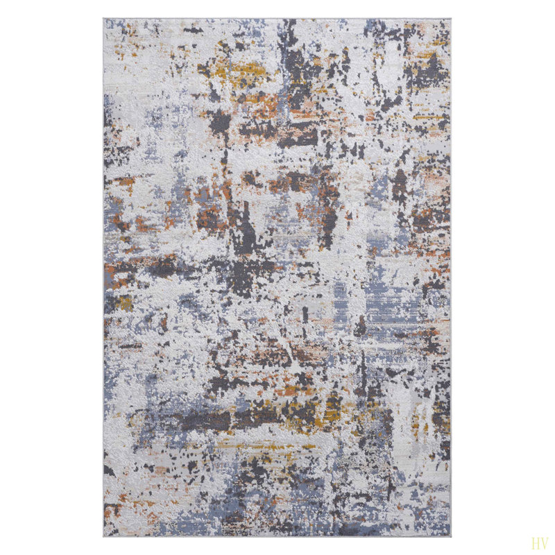 Payas Collection 8X10 Abstract Area Rug, Rectangle 7'9" x 10'