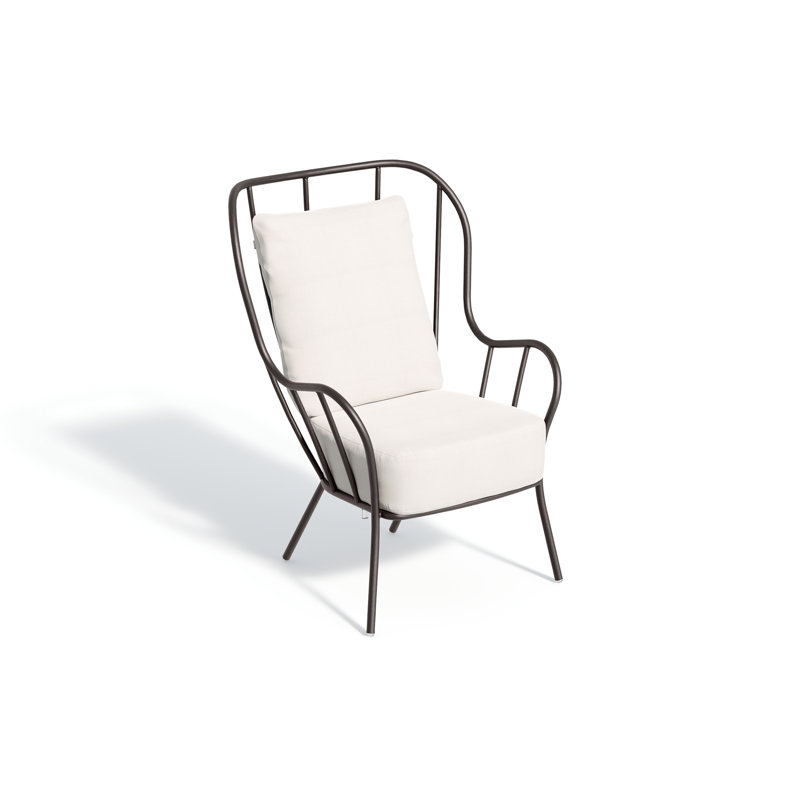 Malti High Back Patio Club Chair with Cushions