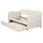 Upholstered Daybed Sofa Bed With Trundle Bed And Wood Slat-653411767
