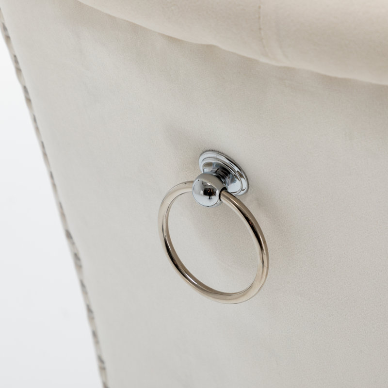 Chaise d'appoint rembourrée Mitt, Beige