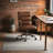 Executive Retro Office Chair - Top-Grain Leather Swivel Chair with Adjustable Height