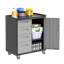 Armoires de rangement mobiles robustes avec 4 tiroirs et porte verrouillable Makecc-964488860