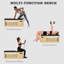 Banc de musculation réglable Soozier, banc d'entraînement avec corde de résistance pour support de rangement, banc de levage inclinable