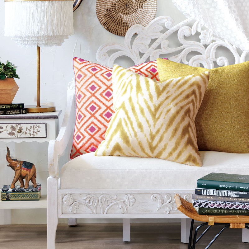 Charlie Square Pillow Cover & Insert, 27"H x 27"W