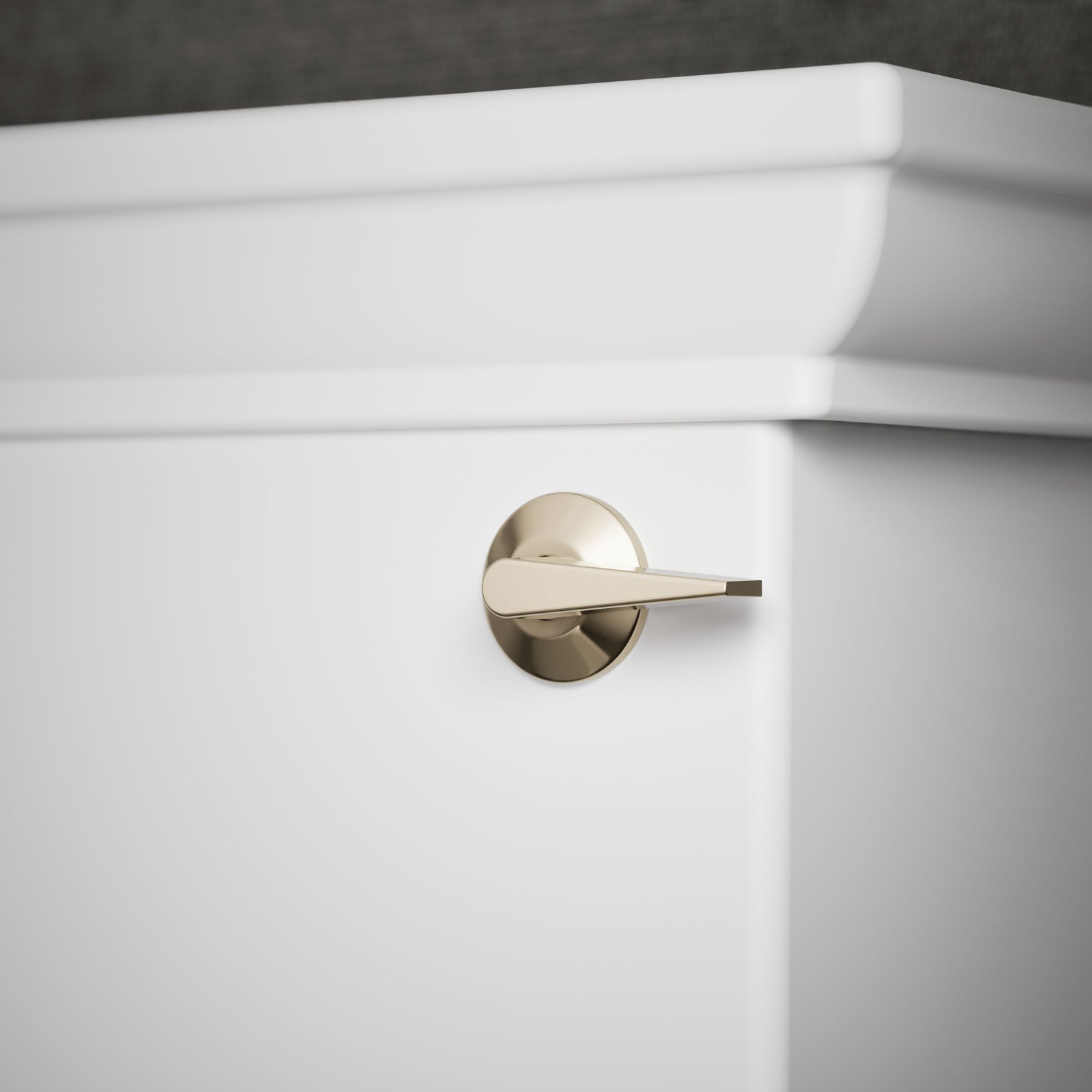 Trip Lever, Vibrant French Gold, Right Hand