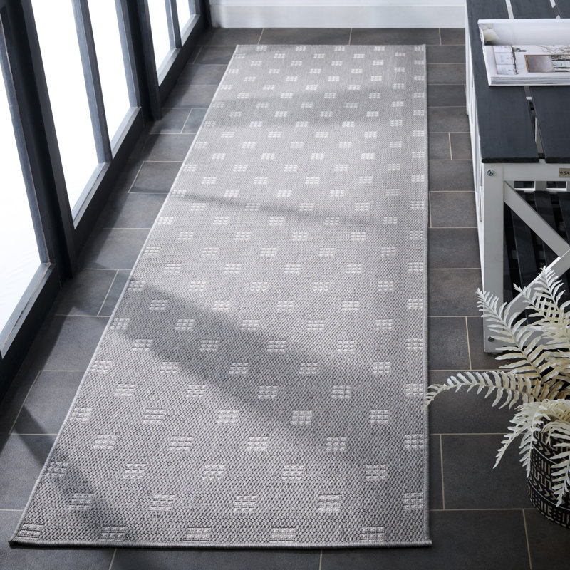 Terrace 806 Geometric Indoor/Outdoor Rug, Runner 2'3" x 8'
