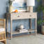 Console en bois massif 35,8 po Malmesbury-390192057