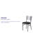 Elkton Slat Back Metal Restaurant Chair-262564114