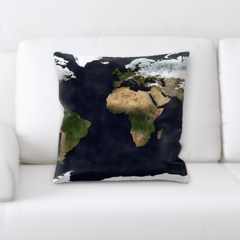 Coussin décoratif terre