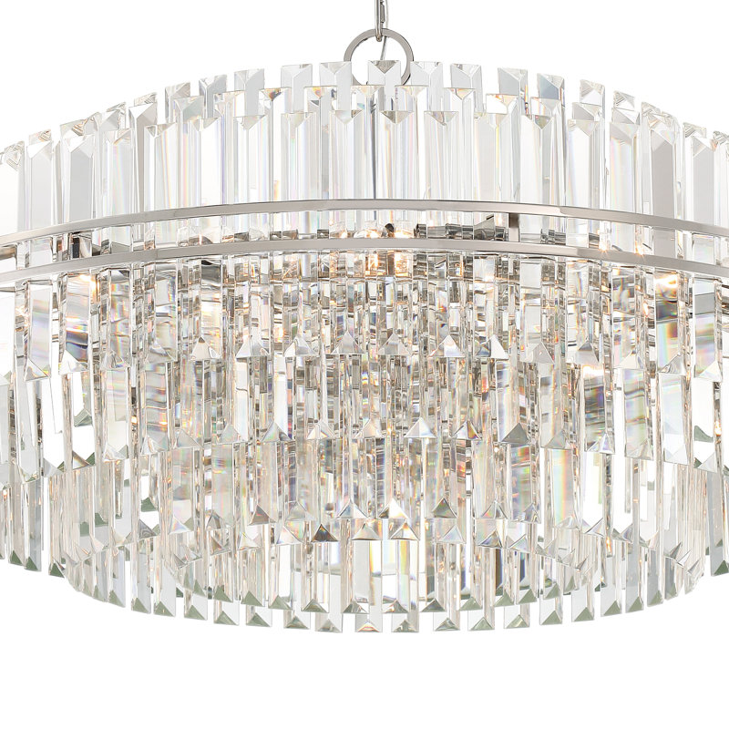 32 - Light Dimmable Tiered Chandelier