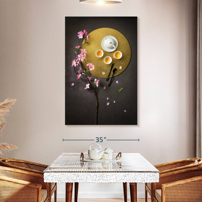 Yarlin Spring Tea Appreciation, 51" H x 34" W