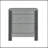 Silver Nightstand