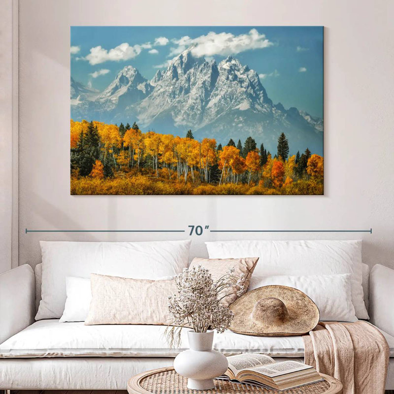 Golden Aspens d'Alvord Grand Teton, H 34 po x l 51 po