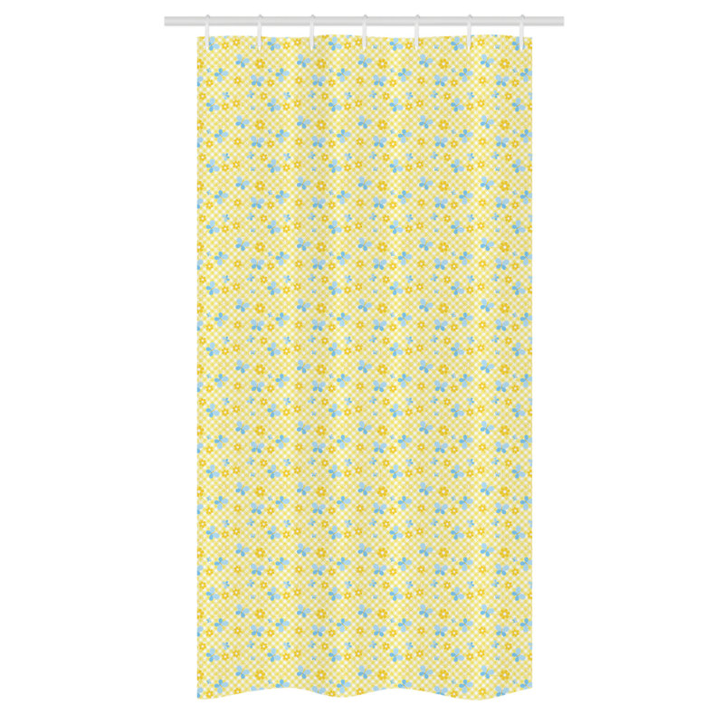 Emaree Shower Curtain with Hooks Included, 72" H x 36" W