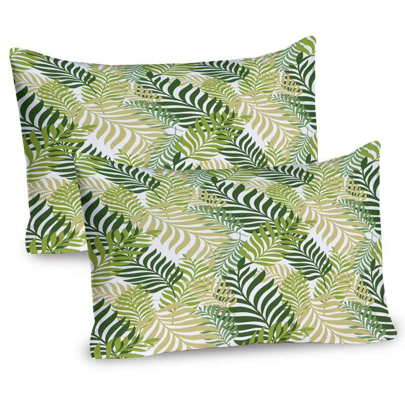 Ensemble de 2 taies décoratives Ambesonne Spring Tropic Exotic 13297, H 20 po x l 36 po