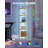 Corner Shelf with LED Lighting,5-Tier Glass Bookshelf,Steel Frame, Tempered Glass, Modern Style Corner Shelf,Suitable for Living Rooms, Bedrooms and Games Rooms, Golden-1317694657