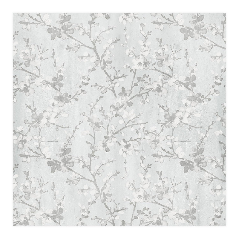 Bordure florale pelez et collez, L 72 po x l 72 po
