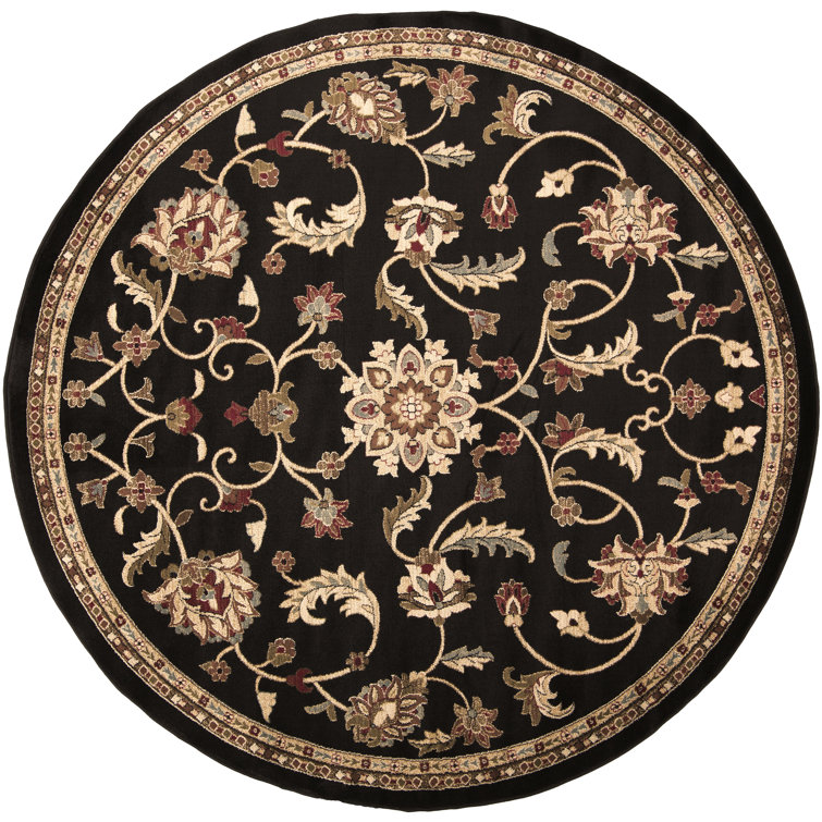 Tapis noir / brun Feagin