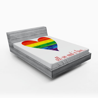 Pride Microfiber Fitted Sheet