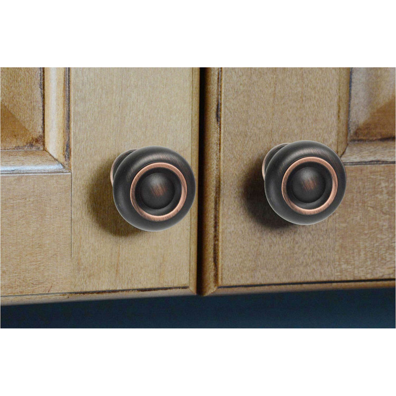 CKP Brand #2871 Enhance Collection 1-1/4 In. Knob, Brushed Oil-Rubbed Bronze