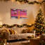 Ensemble de 3 décorations murales sur toile, décorations de Noël-1893328685