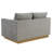 Berengarius 55" Velvet Loveseat, Mid-Century Modern Sofa for Living Room or Office, Gold Base, No Assembly-1477945203