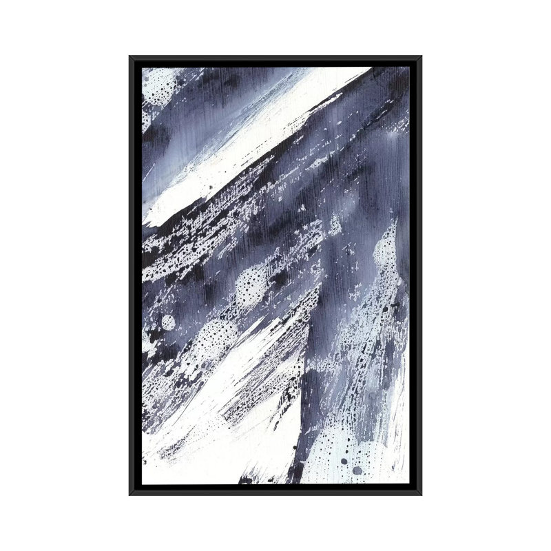 « Directivité II » par Ethan Harper, reproduction d’art, Toile avec cadre noir, H 60 po x l 40po x P 1,5 po, Pas de tapis