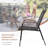 Minerville Steel Outdoor Stacking Dining Armchair-2132584804