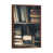 Classic Brown Wood Floater Framed