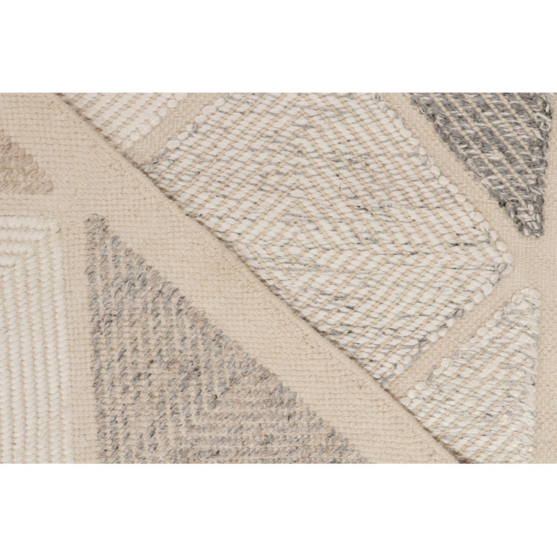 Wool Geometric Area Rug, Rectangle 8' x 10'