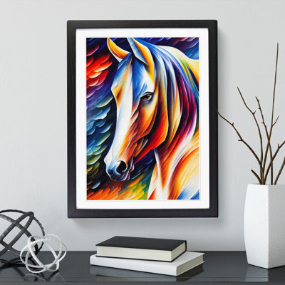 Horse Portrait No.2 - Single Picture Frame Painting