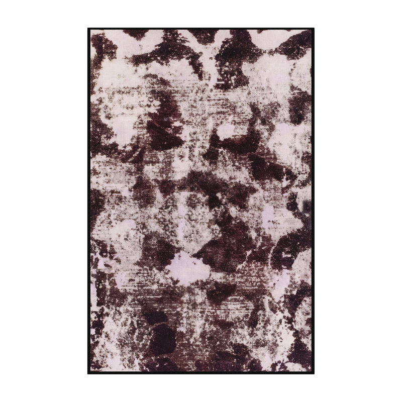 Abstract Indoor Rug, Rectangle 2' x 4'