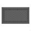 L59.05*W35.43-Inch Cast Aluminum Patio Dining Table With Black Frame And Carved Texture On The Tabletop