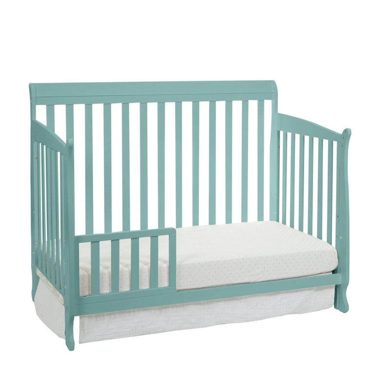 Riley 4In1 Convertible Crib Turquoise