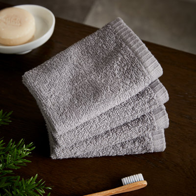 Quick Dry Cotton Face Cloth 4 Pack